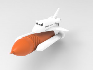 shuttle space ship nasa Model 3D