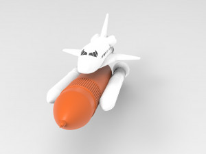 shuttle space ship nasa Model 3D