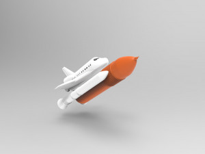 shuttle space ship nasa Model 3D