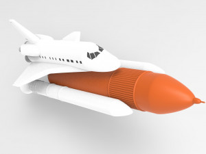 shuttle space ship nasa Model 3D