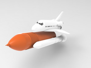 shuttle space ship nasa Model 3D