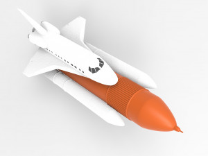 shuttle space ship nasa Model 3D