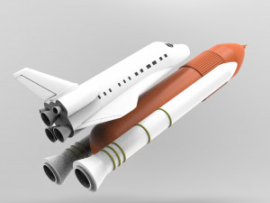 shuttle space ship nasa Model 3D