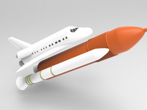 shuttle space ship nasa Model 3D