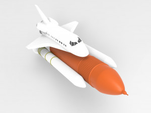 shuttle space ship nasa Model 3D