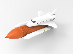 shuttle space ship nasa Model 3D