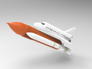 shuttle space ship nasa Model 3D