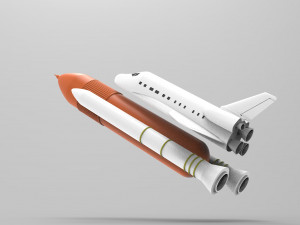 shuttle space ship nasa Model 3D