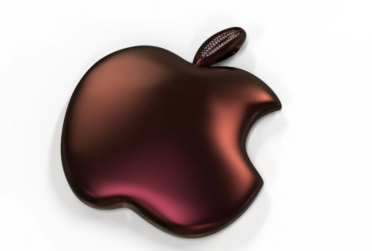 apple pendant 3D Model .c4d .max .obj .3ds .fbx .stl .blend