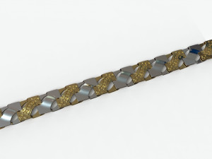 square chain link 3D-Modell