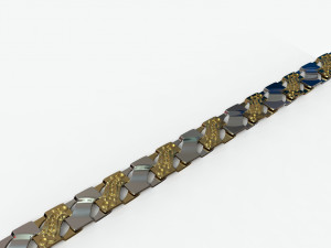 square chain link 3D-Modell