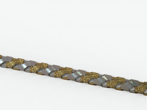 square chain link 3D-Modell