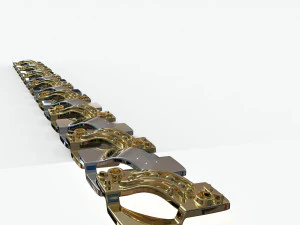 square chain link 3D Model