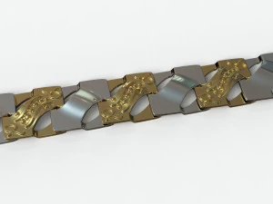 square chain link 3D Model