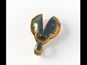 ladybug abstract pendant 3D 모델