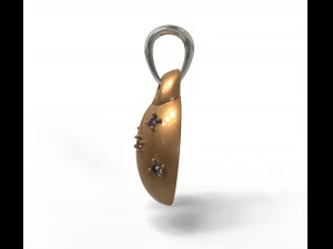 ladybug abstract pendant 3D Model