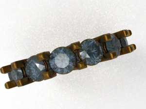 eternity loop ring Modello 3D