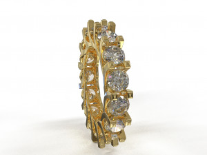 eternity loop ring Modello 3D