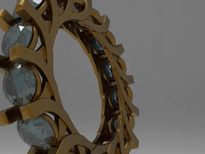 अनंत काल पाश अंगूठी 3D मॉडल