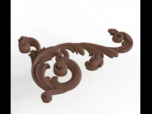 ornament leaves leg 3D Model