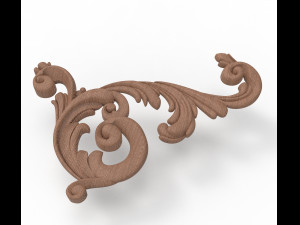 ornament leaves leg 3D 模型