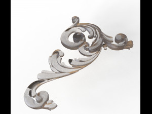 ornament leaves leg 3D 模型
