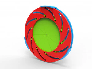 Iris diaphragm mechanism 3D Model