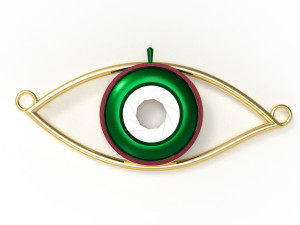 eye iris diaphragm pendant Modèle 3D