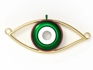 eye iris diaphragm pendant 3D Model