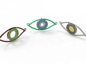 eye iris diaphragm pendant 3D Model