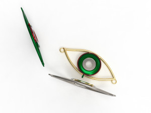 eye iris diaphragm pendant Modèle 3D
