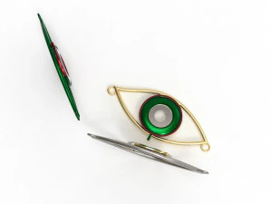 eye iris diaphragm pendant 3D Model