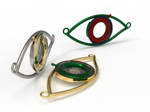eye iris diaphragm pendant Modèle 3D