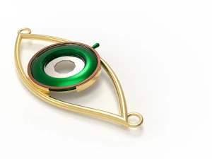 eye iris diaphragm pendant 3D Model