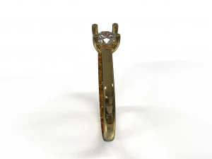 21ct diamond engagement ring 3D Model