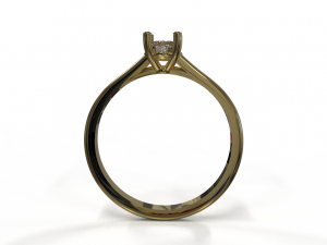 21ct diamond engagement ring Modelo 3D