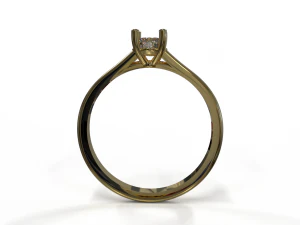 21ct diamond engagement ring 3D Model