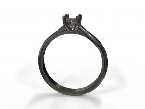 21ct diamond engagement ring Modelo 3D