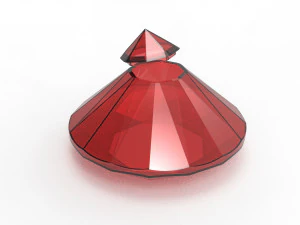 다이아몬드 항아리 3D 모델