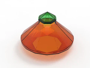 다이아몬드 항아리 3D 모델