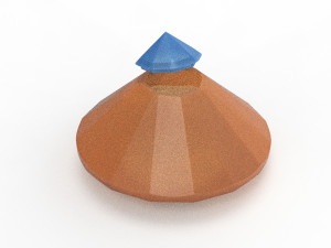 diamond urn Modelo 3D