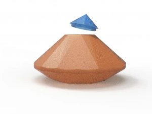 다이아몬드 항아리 3D 모델