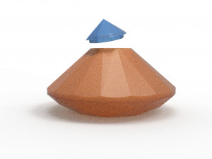 diamond urn Modelo 3D