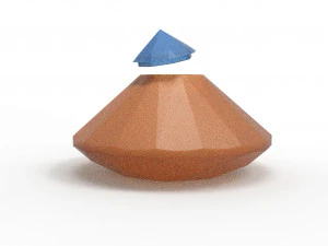 다이아몬드 항아리 3D 모델