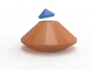 다이아몬드 항아리 3D 모델