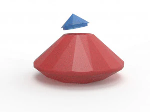 다이아몬드 항아리 3D 모델