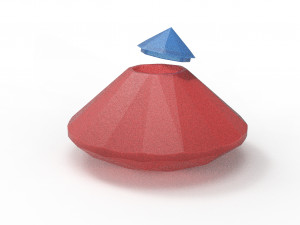 diamond urn Modelo 3D