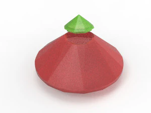 다이아몬드 항아리 3D 모델