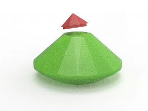 다이아몬드 항아리 3D 모델