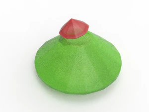 다이아몬드 항아리 3D 모델